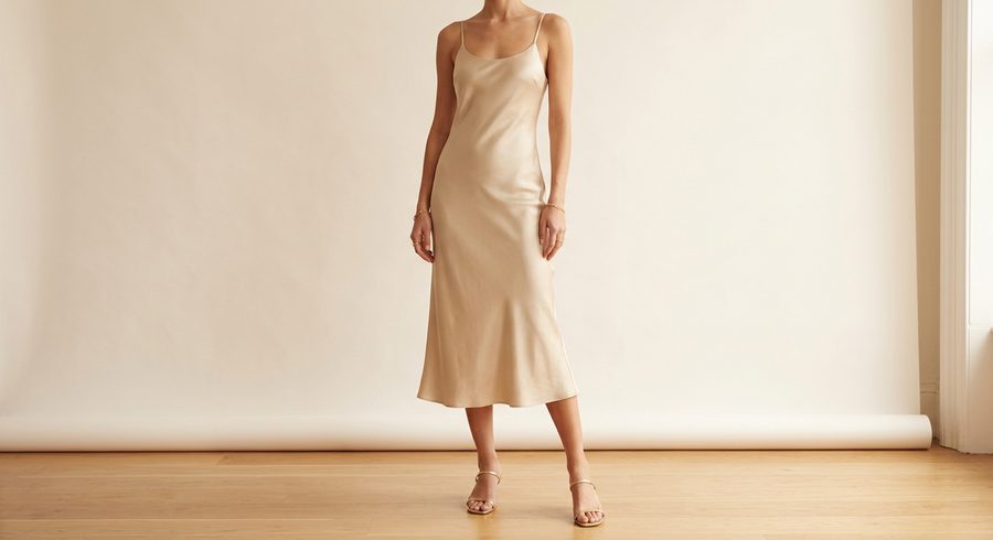 Maison Nova Slip Midi Dress