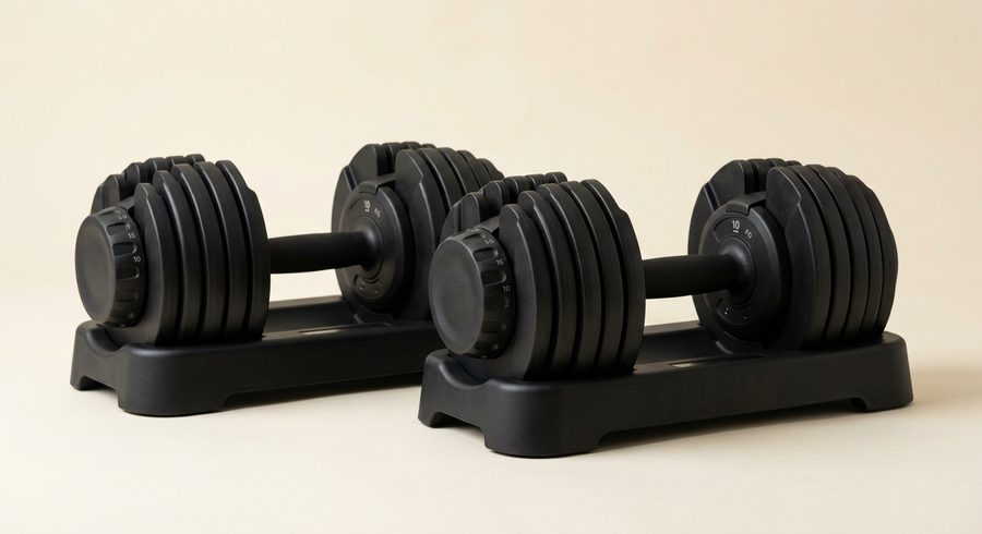 TitanFlex Adjustable Dumbbell Pair
