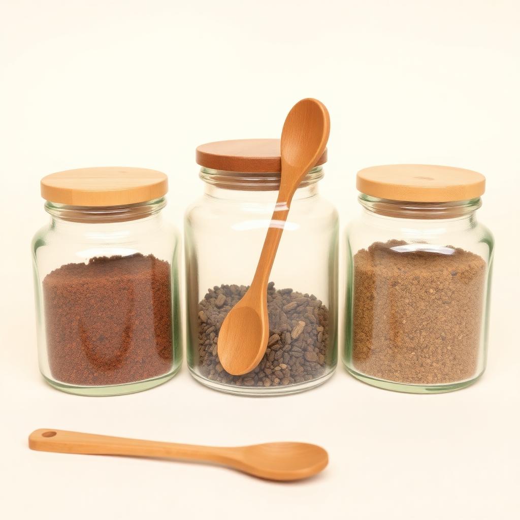 Ember & Oak Glass Spice Jar Set