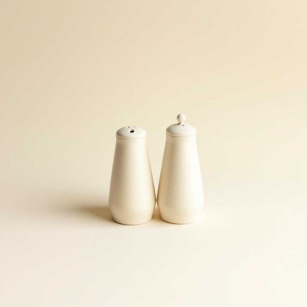 Terra Bloom Ceramic Salt & Pepper Shakers