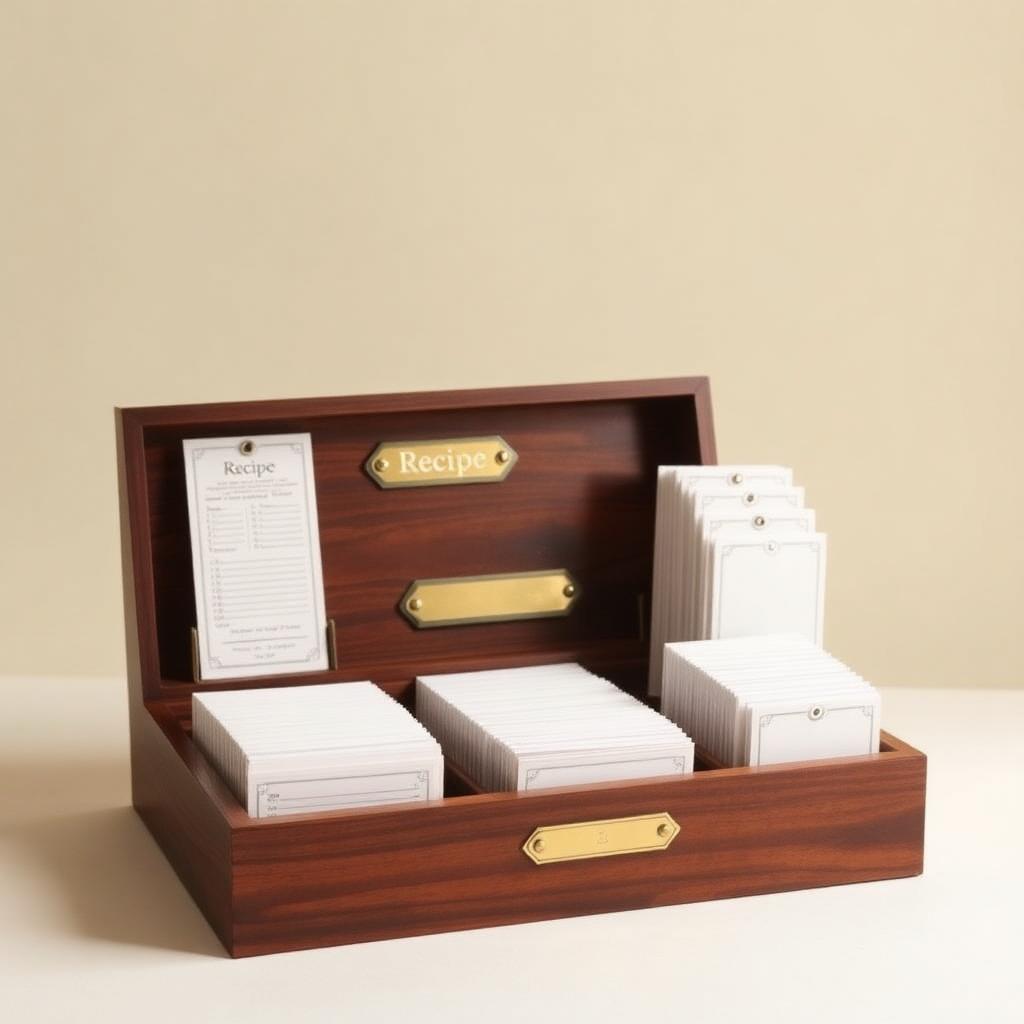 Willow & Ash Wooden Recipe Box