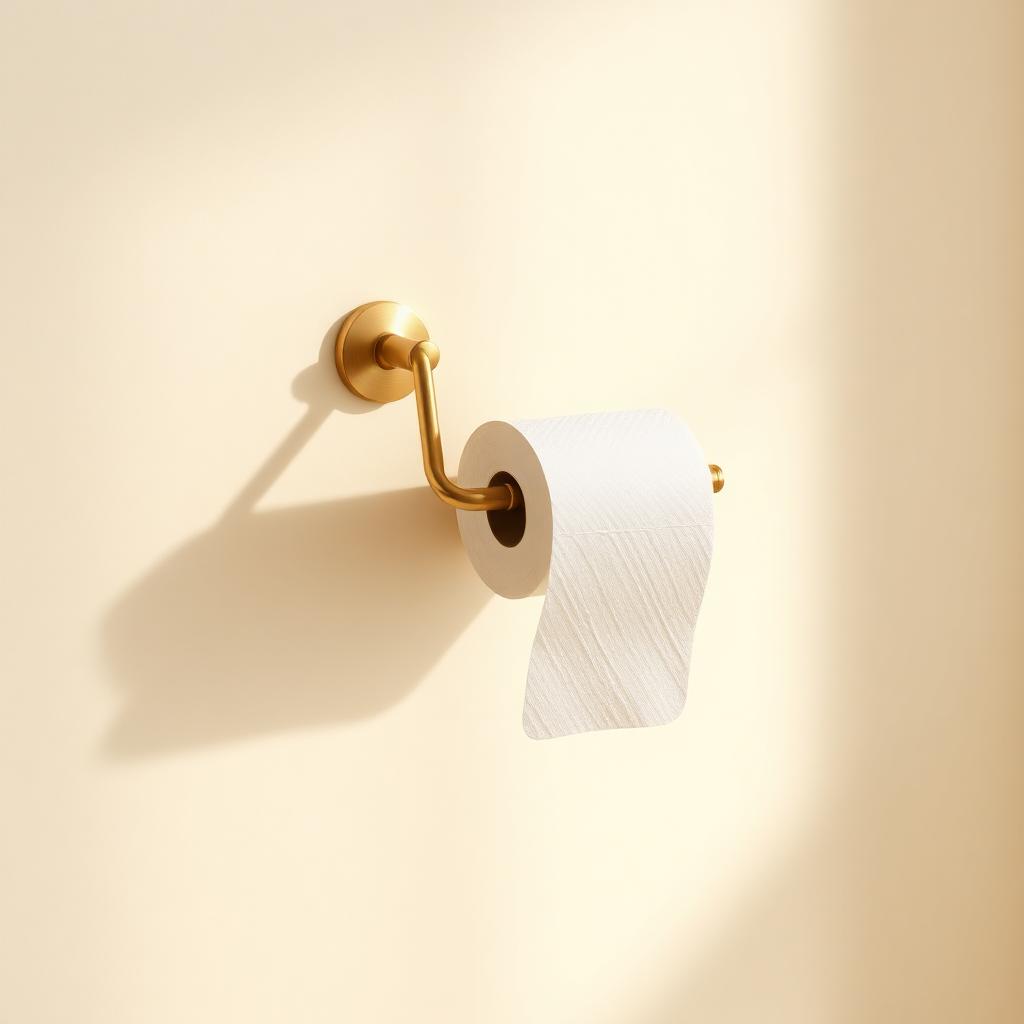 NovaNest Brass Toilet Paper Holder