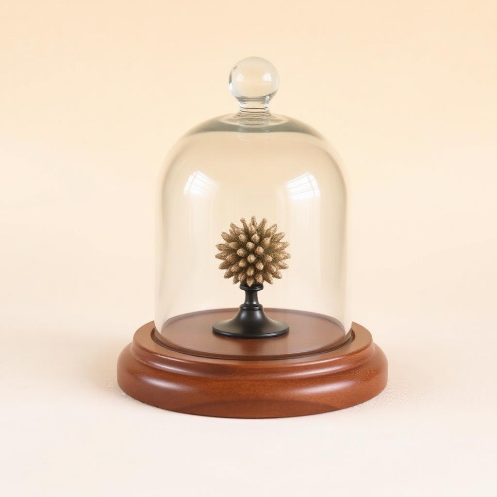 Terra Bloom Glass Display Cloche