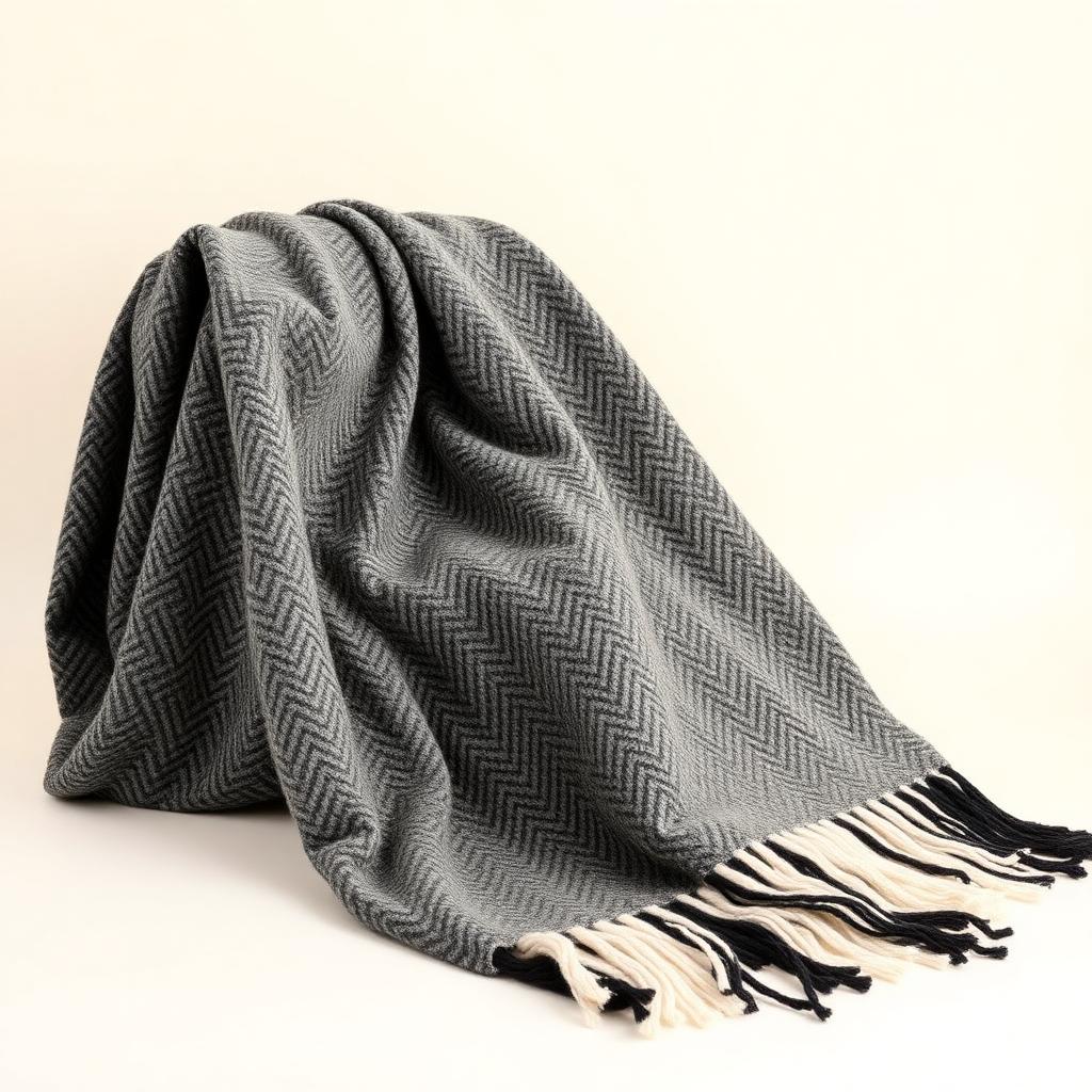 MoonRest Herringbone Wool Blanket