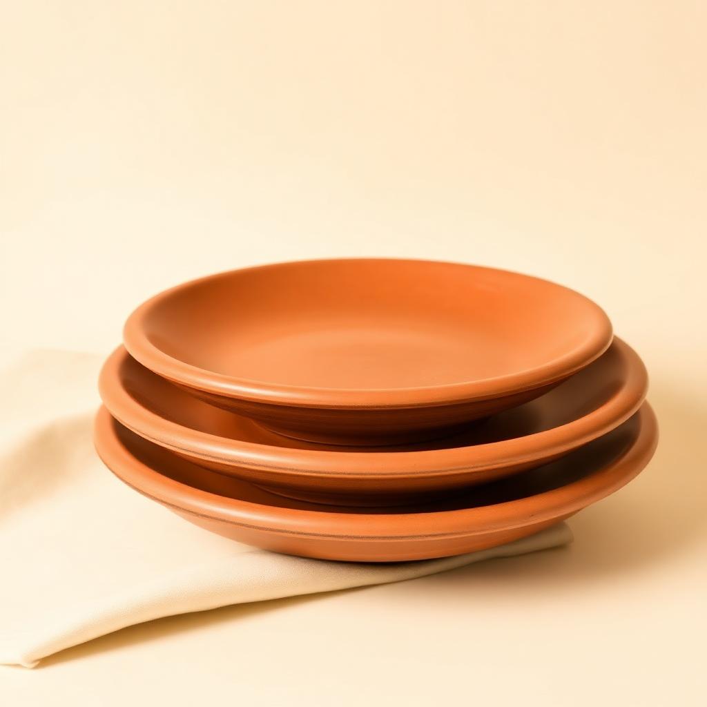 Terra Bloom Terracotta Dinner Plates