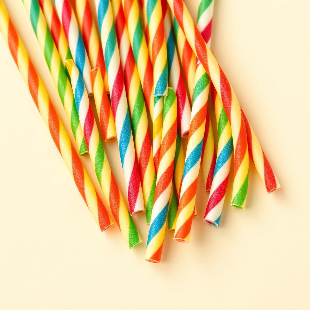 Zestbox Rainbow Sour Straws