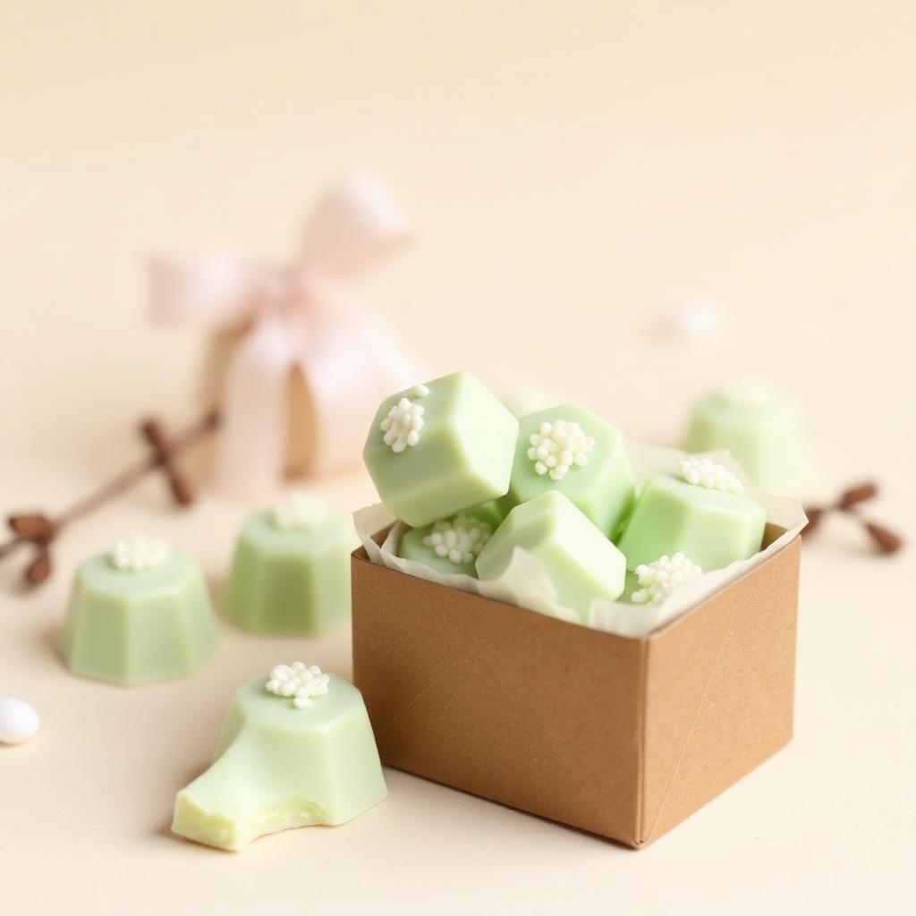 Cocoa Comet Matcha White Chocolate Bites
