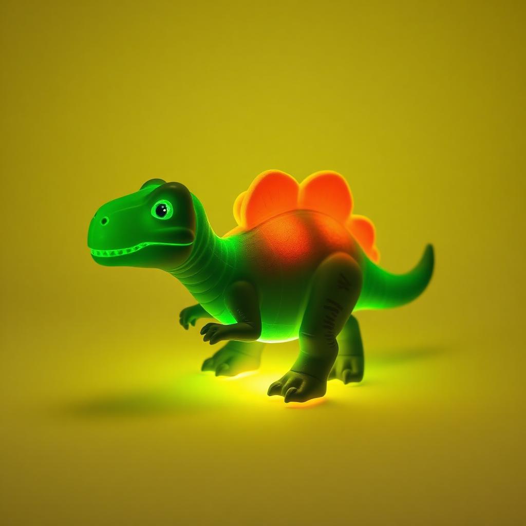 PixelPet Glowing Dino Figure